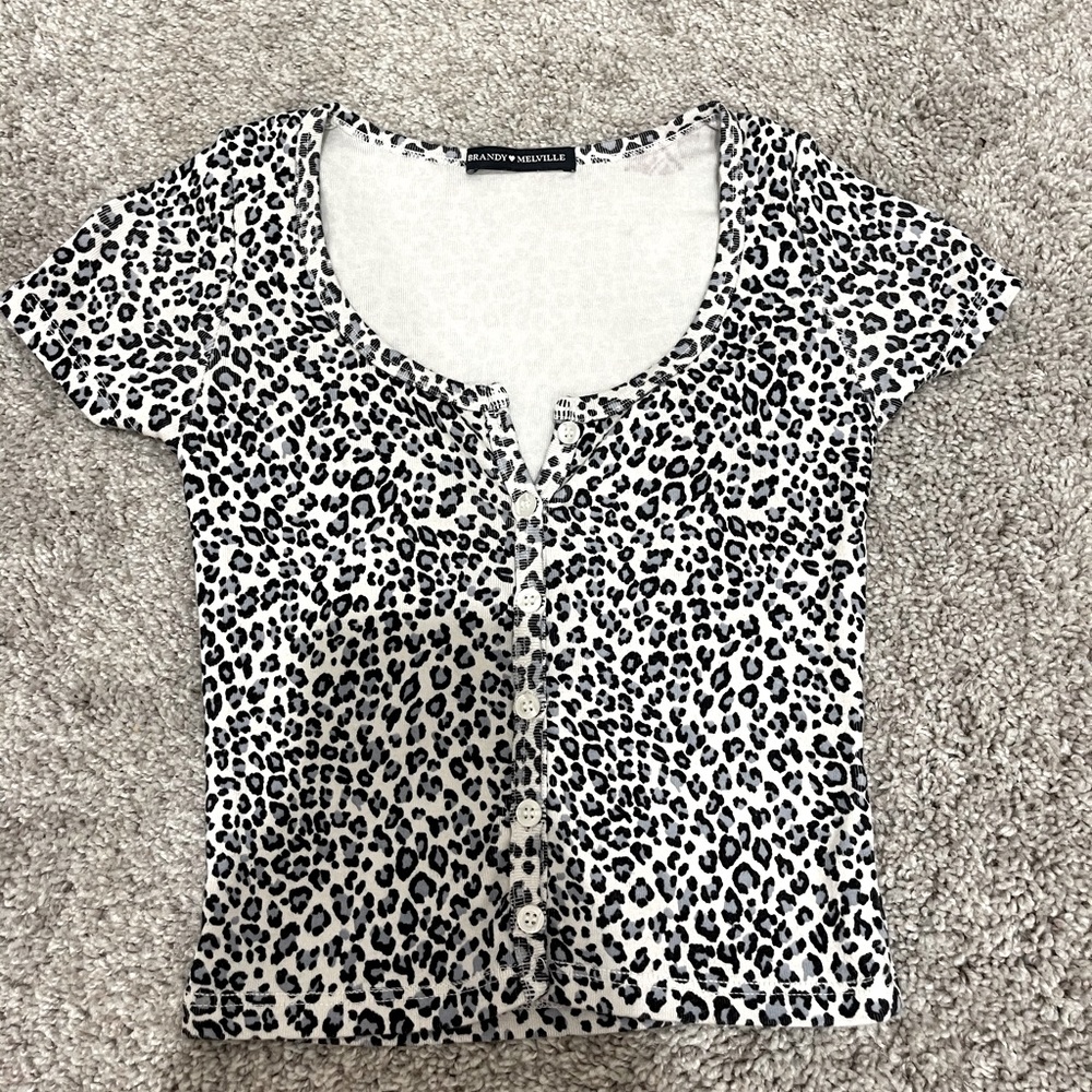Leopard print top from Brady Melville